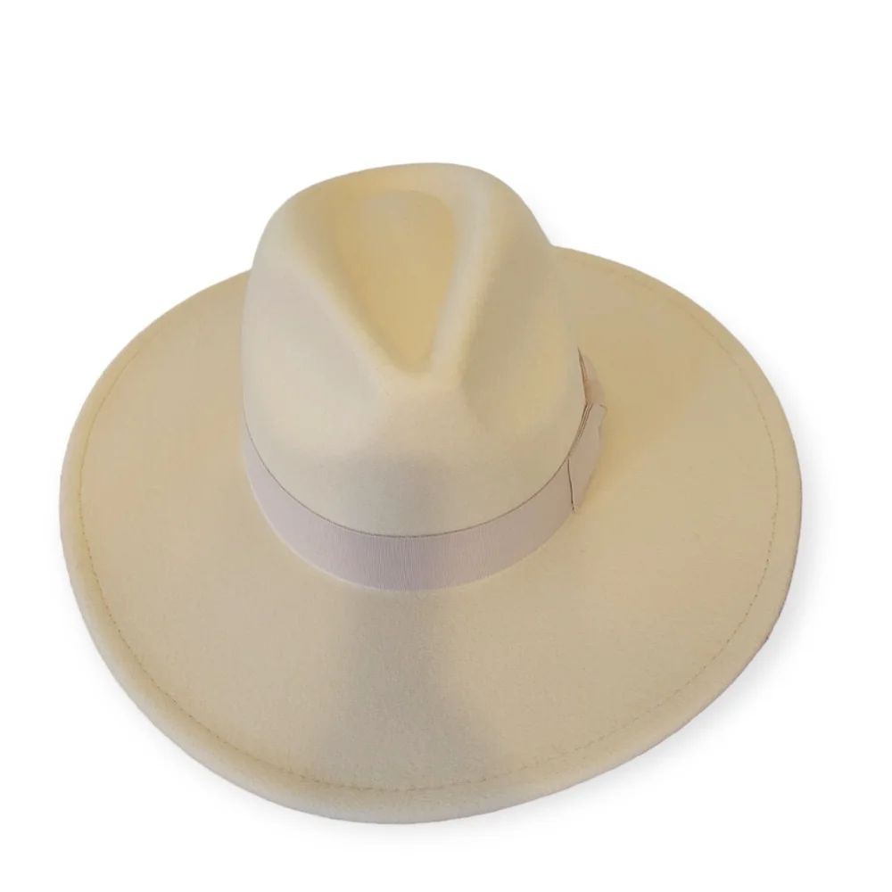 Women's Wool Felt Panama Hat - Picture 3 of 6